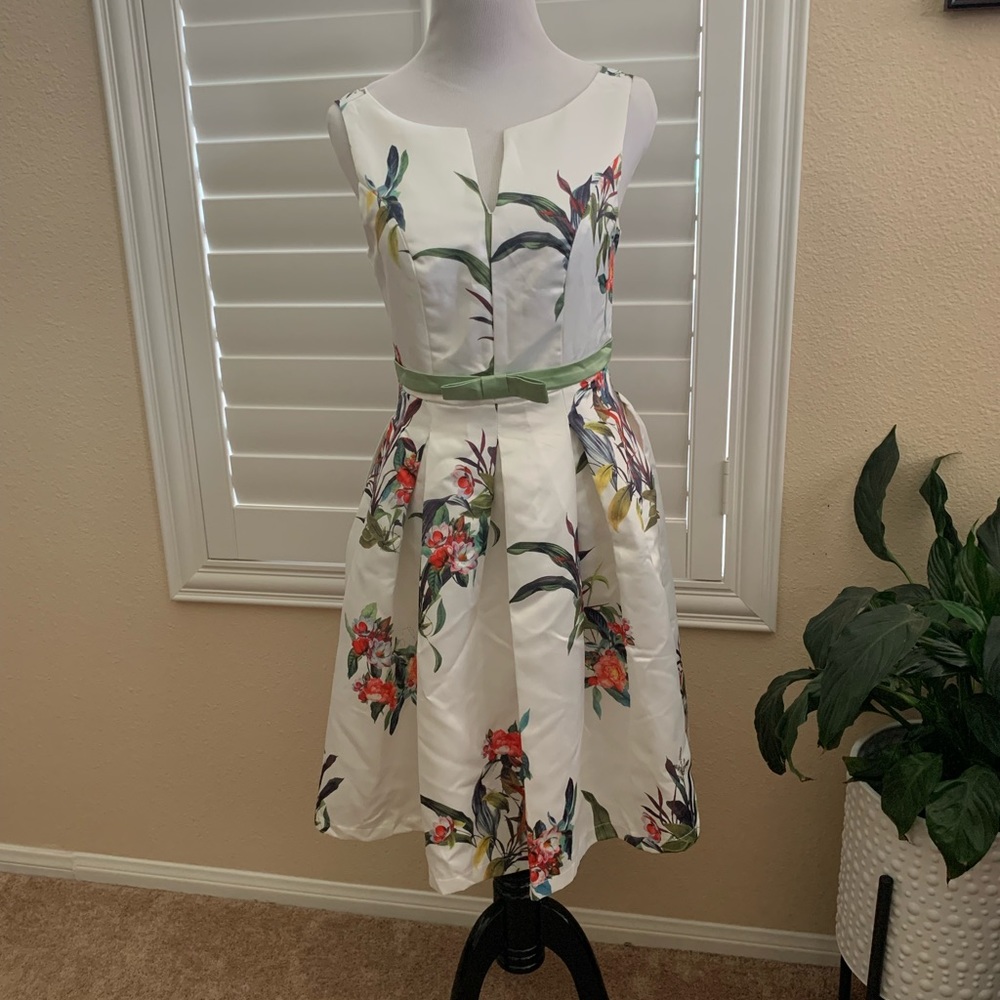 Pleated prom dress